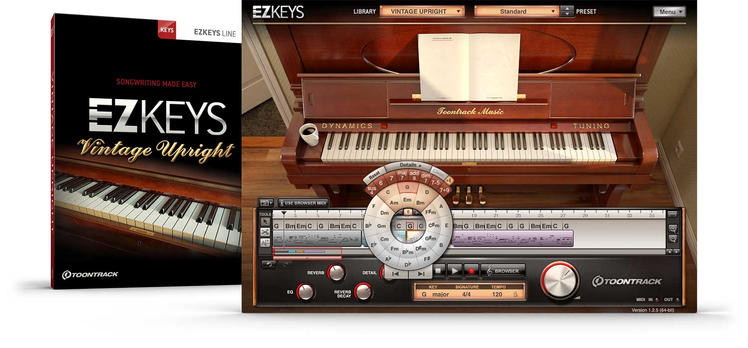 Toontrack EKX EZkeys -  Vintage Upright